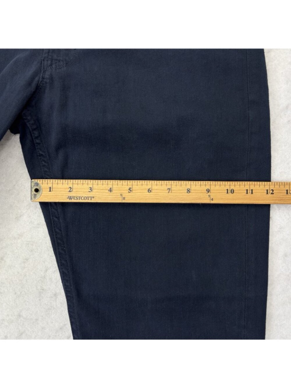 Hudson Men’s 36x34 Byron 5-Pocket Straight Zip Fly Stretch Jeans Navy NM255ZZAT - Picture 12 of 14
